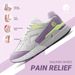 FitVille Women' Walking Wide Width Sneaker For Flat Foot Plantar Faciiti Heel Pain Relief Lightweight Anti-lip_vogvips.com