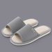 Linen Men's Women Breathable Slides Couples Indoor Non-Slip Soft Flats Casual Comfortable Home Slippers Japanese Style_vogvips.com