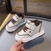 Kids' Sneakers Girls' Solid Bottom Board Shoes Boys' High Top Bread Shoes Velcro Baby Shoes_vogvips.com