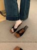 Sweet Floral Women's Sandals For Wearing Outside. Summer Chic Style With Pleated Surface And Flat Sole. Women's Sandals._vogvips.com