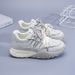 Summer Women's Breathable Shoes, Women's Ins-Style Korean Version Versatile Thick-Soled Sports Shoes, Casual Dad Trendy_vogvips.com