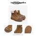High-top Board Shoes Niche Design Velvet Warm Snow Boots Couple Cotton Shoes Warm Shoes_vogvips.com