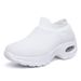 Women's Shoes Popular Plus Size Women's Shoes Air Cushion Fly Knit Sports Shoes Over The Foot Shoes Fashion Rocking Shoes Casual Shoes Socks Shoes_vogvips.com