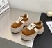 Retro Color-blocking Thick-soled De Xun Shoes, Petite Height-increasing And Slimming Versatile Casual Sneakers_vogvips.com