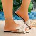 Large Size Open-toe For Foreign Trade 2026 European And American Fashion Floral Buckle Casual Women's Sandals In Stock_vogvips.com