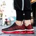 Spring And Autumn New Flyknit Air Cushion Men's Shock Absorbent Running Korean Edition Breathable Couple Casual_vogvips.com