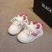 Children's 2026 Girls' Casual Sneakers Boys' Baby Sports Korean Style Fashionable White Shoes Non-Slip Low-Top_vogvips.com