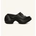 Flower Platform 9CM Cross Wedge High Heel Slippers Summer New Casual Internet Celebrity Stepping On Clouds Bea_vogvips.com
