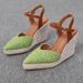 Women’s Shoes New Style Wedge Heel Thick Sole High Heel Women's Shoes Closed Toe Slippers Buckle Straw Rope Sole_vogvips.com