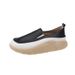 One Loafers For Children's New Women's Autumn Soft Soled Casual White Shoes, Set Foot Lazy Single Shoes_vogvips.com