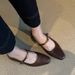 French Style Single-heel Women's Summer Flat Shoes 2026 New Style Mary Jane Women's Shoes_vogvips.com
