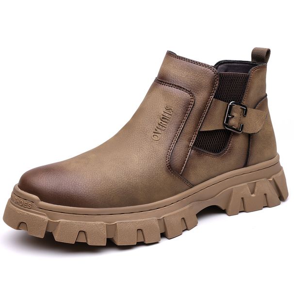 European Warm Series 2025 New Martin Fashion Trend Casual Simple Boots Men's Shoes_vogvips.com