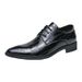 2024 Leather Spring Business Formal Men's Casual Large Size British Style Groom Brogue Wedding Shoes_vogvips.com