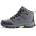 High-top Men Anti-slip Lace-up Shock-absorbing Wear-resistant Breathable Casual Ankle Boots Men Outdoor Comfortable Hiking Shoes_vogvips.com