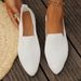 Women's Shoes Summer Large Size Women's Flat Pointed Flying Woven Shoes Casual And Comfortable_vogvips.com