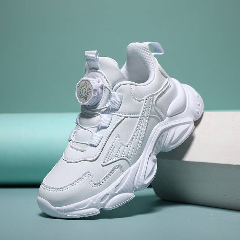 Children's Shoes Children's Small White Shoes New Breathable Sports Shoes Campus Boys Students Running Sports Shoes_vogvips.com