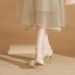 Women's Shoes High Heels For Women Stilettos Summer Lace Mesh Sweet One Strap Hollow Shoes For Women Fashionable Temperament_vogvips.com