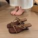 Polka Dot Wedge Thick Heel Slippers For Women, Summer 2026 New Model, Extremely Stylish And Comfortable, Elegant_vogvips.com
