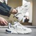 Sports 2024 Four Seasons Men's Breathable Casual Anti Slip And Wear Resistant Versatile Running Thick Bottom Dad Trendy_vogvips.com