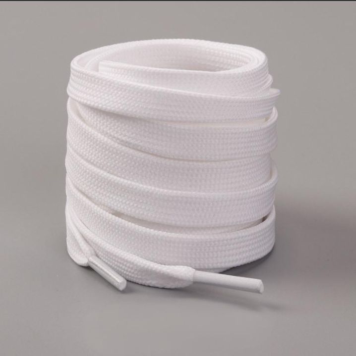 Shoe Accessories elephant double layer fine grain shoelaces shell toe canvas shoelaces casual shoes sports shoes black and white color flat shoelaces_vogvips.com