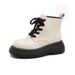 Chimney Boots Women's 2025.1 Autumn/Winter Thick-soled Short Boots With Fleece_vogvips.com