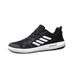 Men's Summer Breathable Mesh Sports Casual Shoes Odor Resistant Non Slip Work Low Top Black Trendy 8827_vogvips.com