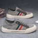New Breathable Canvas Shoes For Men In Summer, Korean Style, Trendy And Versatile, Fly-woven, Sporty And Casual_vogvips.com
