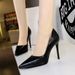 3255-3 Wind Super Waterproof Platform Shallow Mouth Pointed Sexy Nightclub High Heel Women's Single Shoes_vogvips.com