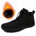 Winter Five-Finger Outdoor Sports Cotton For Men And Women, Fleece-Lined Warm Wear-Resistant Anti-Slip Snow Boots,_vogvips.com
