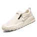 2026 Spring New Arrival Men’s Casual Shoes:Mesh Sneakers, Comfortable And Non-Slip, Versatile Zipper-Style Slip-Ons With A Mesh Upper_vogvips.com