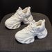 Dad Shoes Thick Sole Inner Height Increase 8cn Casual Versatile Style Lace-up Women_vogvips.com