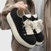 Men's Thick Soled Loafers Lace up Athletic Sneakers round Toe Height Increasing Low Top Spring Summer Style Cute Quirky Size 208_vogvips.com