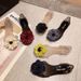 2022 Fashionable Summer Breathable Sweet Beach Shoes Waterproof Transparent Plastic Crystal Dogwood Flower Jelly Sandals_vogvips.com