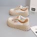 2026 Summer Women's Mesh White Shoes Korean Ins Style Female Student Breathable Height-Increasing Sports Casual Sneakers_vogvips.com