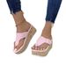 Women's Shoes New Summer Thick-soled Women's Shoes Wedge Heel Women's Buckle Sandals_vogvips.com