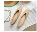 Woman Elegant Summer French Square Toe Green Mary Janes Cute Casual Flats Female Retro Low Heeled Soft Soled Flat Shoes_vogvips.com