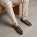 Extra-large Size New Shoes, High-end Luxury Loafers, Men's British-style Business Slip-on Leather Loafers_vogvips.com