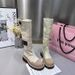 Korean Style Over-the-Knee Long For Women, Denim Washe Shell Toe Thick-Sole Work Fashion Slim Boots, Riing Boots_vogvips.com