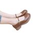 Soft-soled Small Leather Shoes, Single Shoes, Rare Shoes, Round Head, Shallow Mouth, One-word Mary Women's Shoes_vogvips.com