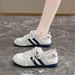 Women's Mesh Breathable 2026 New Summer Retro Flat German Training Shoes Soft-soled Casual Sneakers_vogvips.com