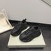Super Popular Black Dad Sneakers For Women 2023 Spring And Autumn New Style Platform Casual Thick Sole Sports Running_vogvips.com