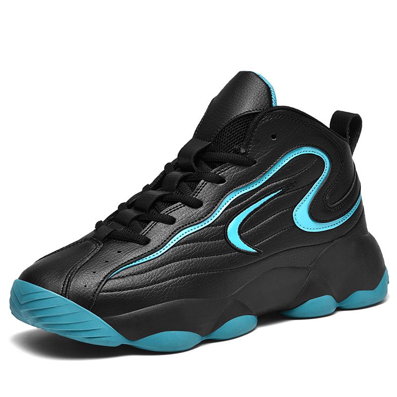 High-top Large Size Men's Autumn Winter New Youth Practical Basketball Shoes Junior High School Students Sports Training_vogvips.com