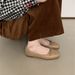 2025 Summer New Square Toe Granny Ballet Bowknot Flat Soft Sole Single Shoes Retro Loafers_vogvips.com