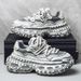 Fluorescent Green INS Style Dad Trendy Men's Thick Sole Height Increasing Casual Sneakers Fashion Board Shoes_vogvips.com