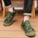 Men's Beach Shoes Summer Hollow Breathable Closed-Toe Sandals Soft Sole Slip-On Hole Shoes, Large Size 48_vogvips.com