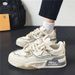 Thick-Soled Sneakers Men's Trendy Summer Student White Casual Height-Increasing Versatile Sports Shoes_vogvips.com