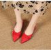 2026 Summer New Sandals, Foreign Trade, Unique Low Heel, Pointed Open Back, Closed Toe, European And American Style_vogvips.com