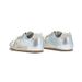 Women S Low Cut Lace Up Casual Shoes Gray White Splicing Metal Rivet Decoration Flat Bottom Lightweight And Not Tiring_vogvips.com