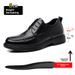 Men's British Style Leather Dress Shoes With 8CM Heel Height For Wedding_vogvips.com