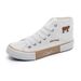Unisex Shoes Cloth Shoes Breathable Soft Sole All-match High-top Shoes_vogvips.com